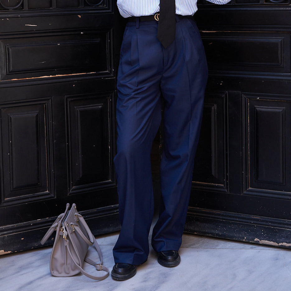 The Directive – Navy Tailored Trousers