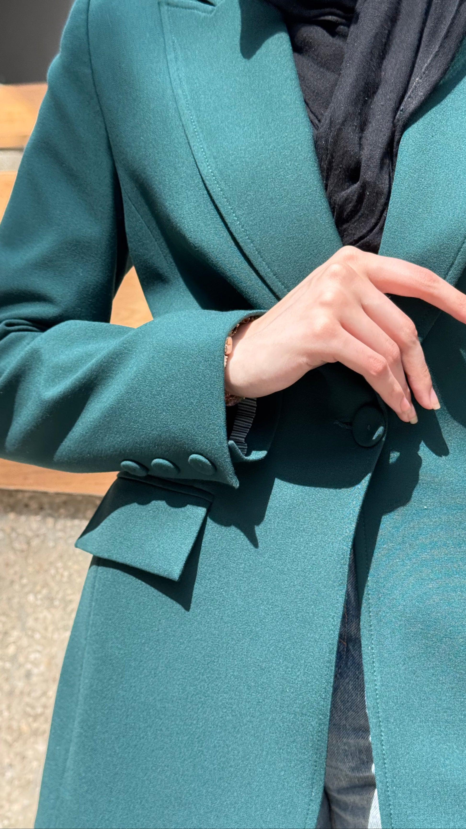 Deep Forest Green Blazer