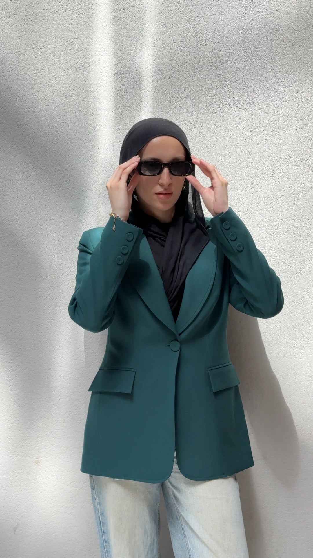 Deep Forest Green Blazer