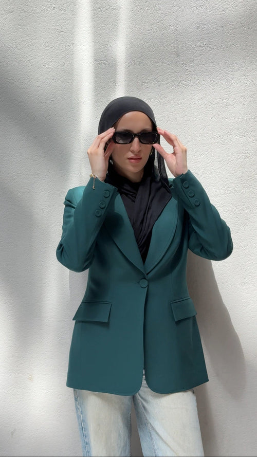 Deep Forest Green Blazer