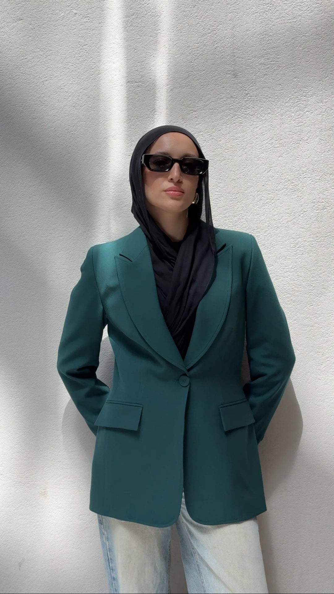 Deep Forest Green Blazer