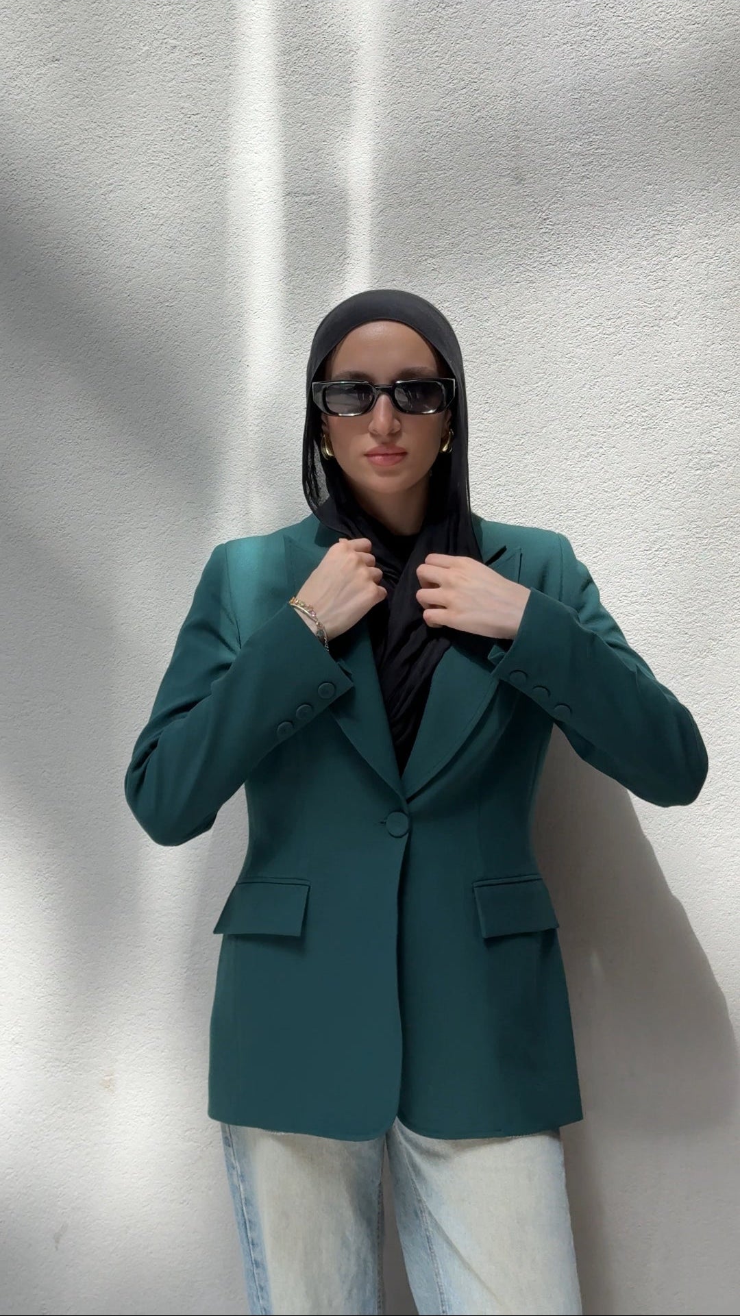 Deep Forest Green Blazer