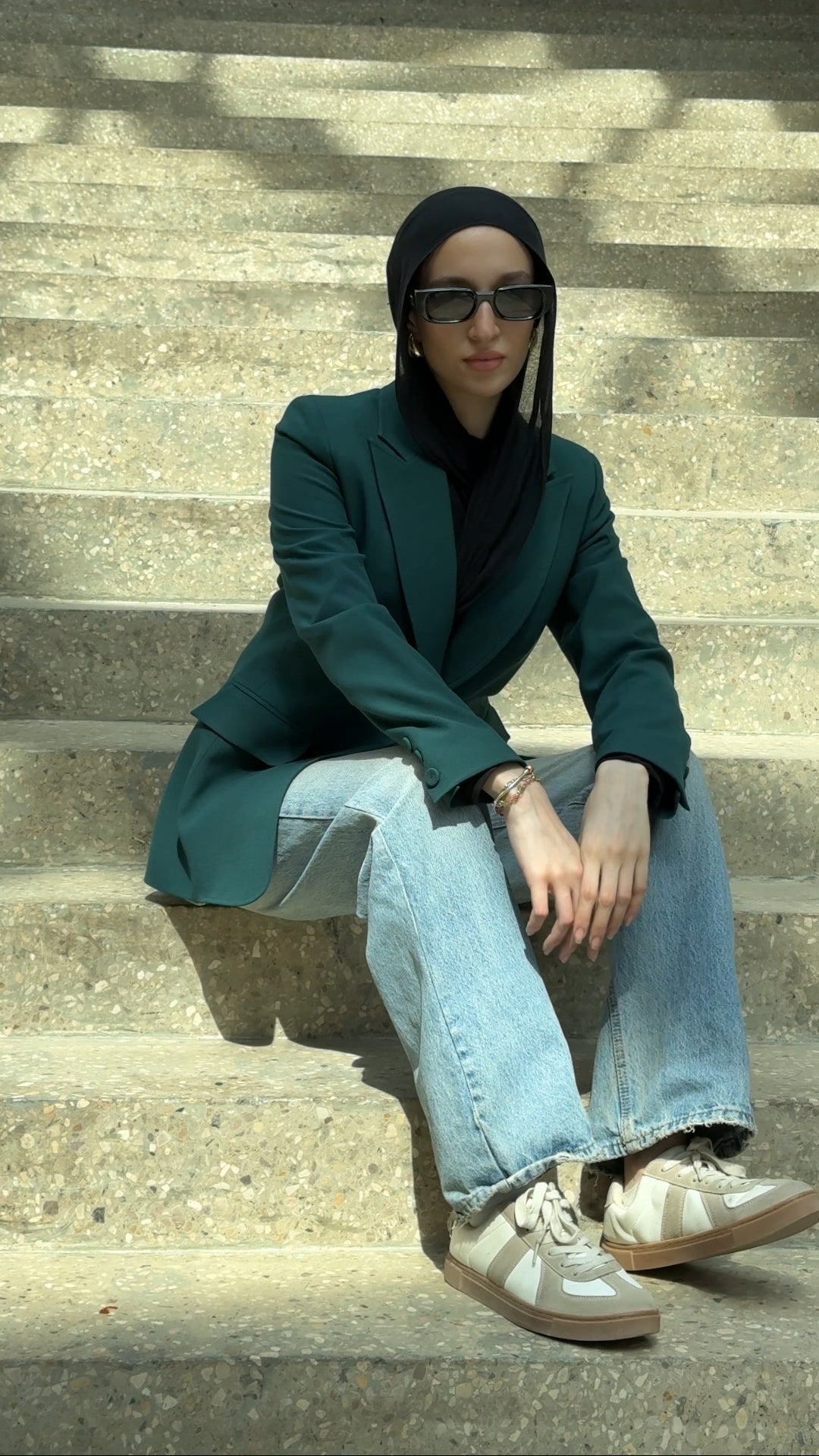 Deep Forest Green Blazer