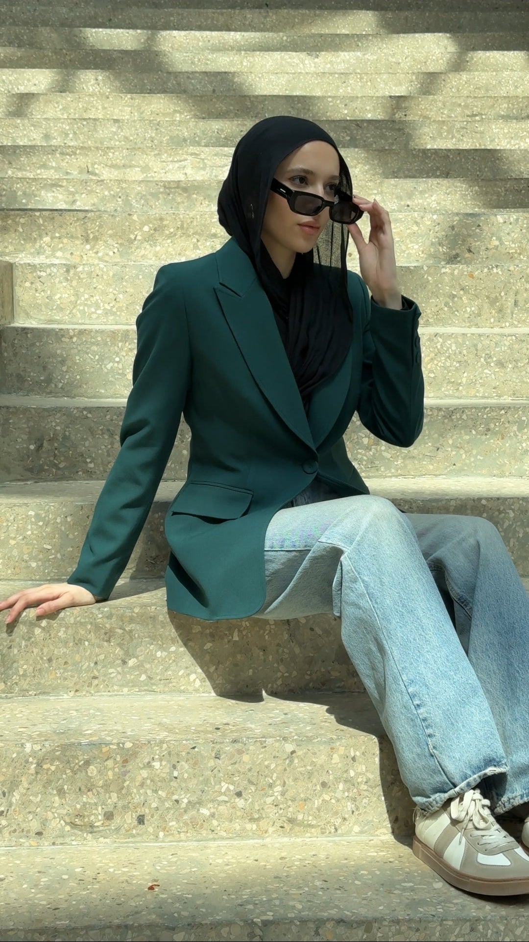 Deep Forest Green Blazer
