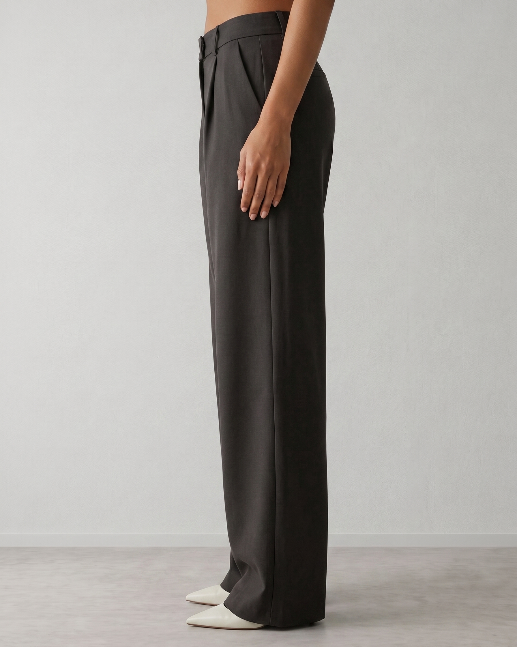 Charcoal Cashmere Wool Suit