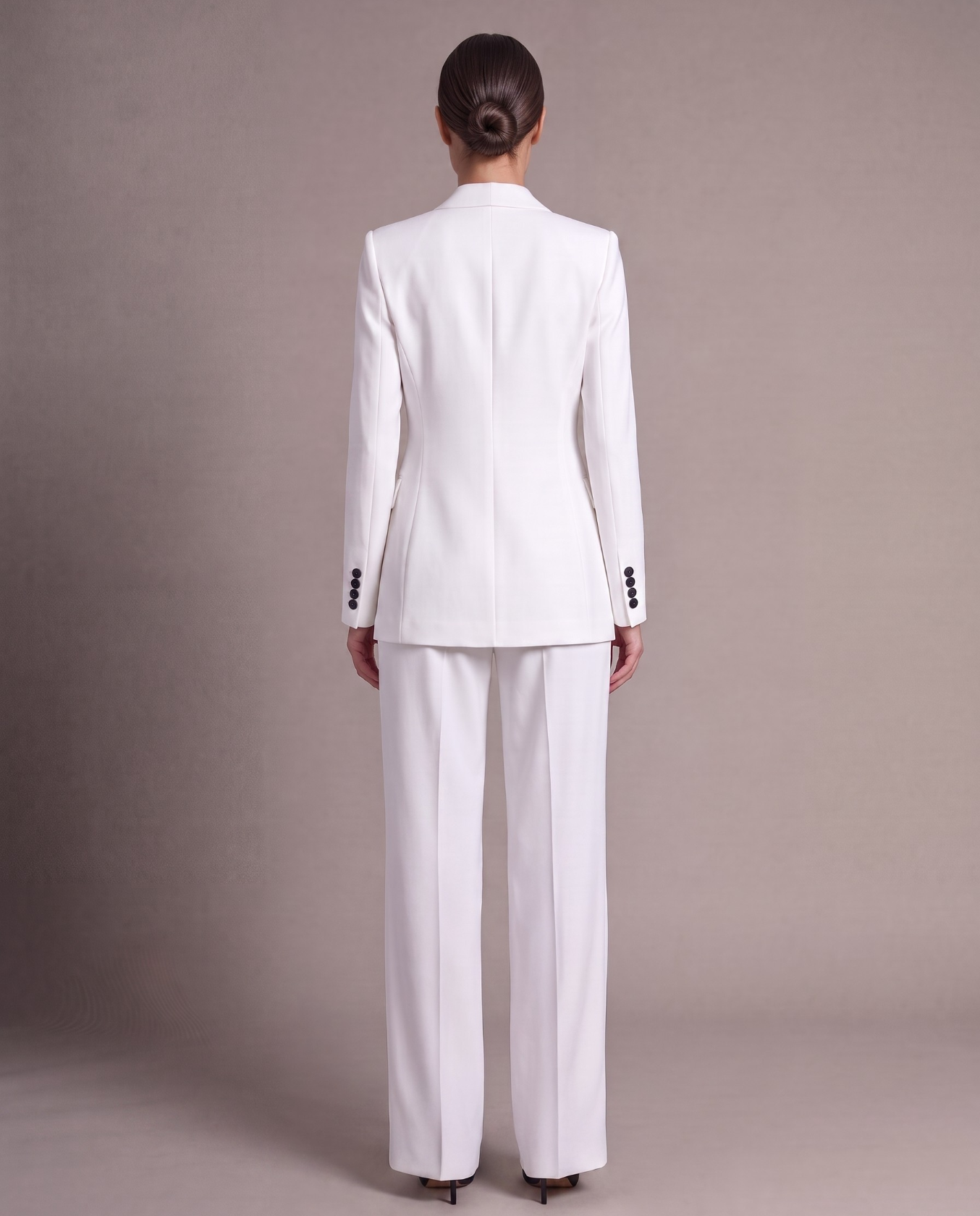 Snow Cashmere Wool Suit