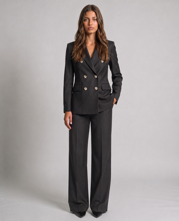 Charcoal Cashmere Wool Suit