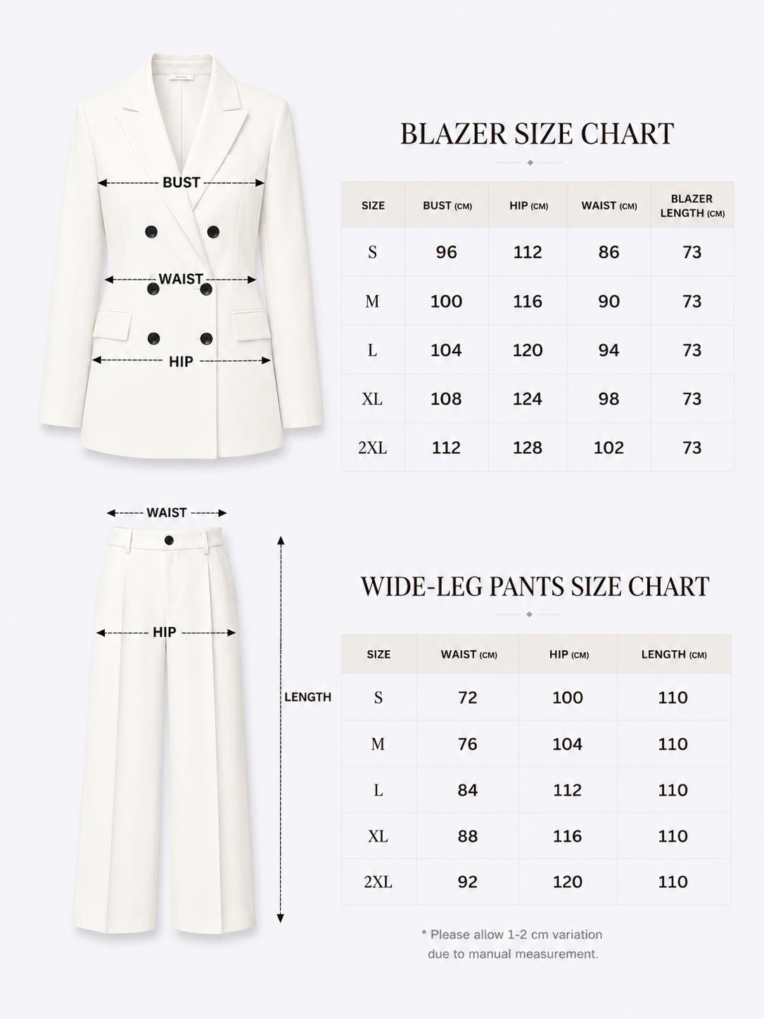 Snow Cashmere Wool Blazer