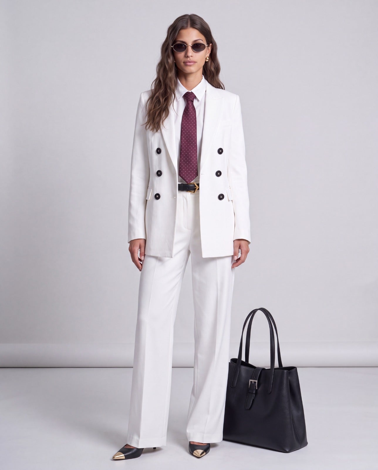 Snow Cashmere Wool Suit