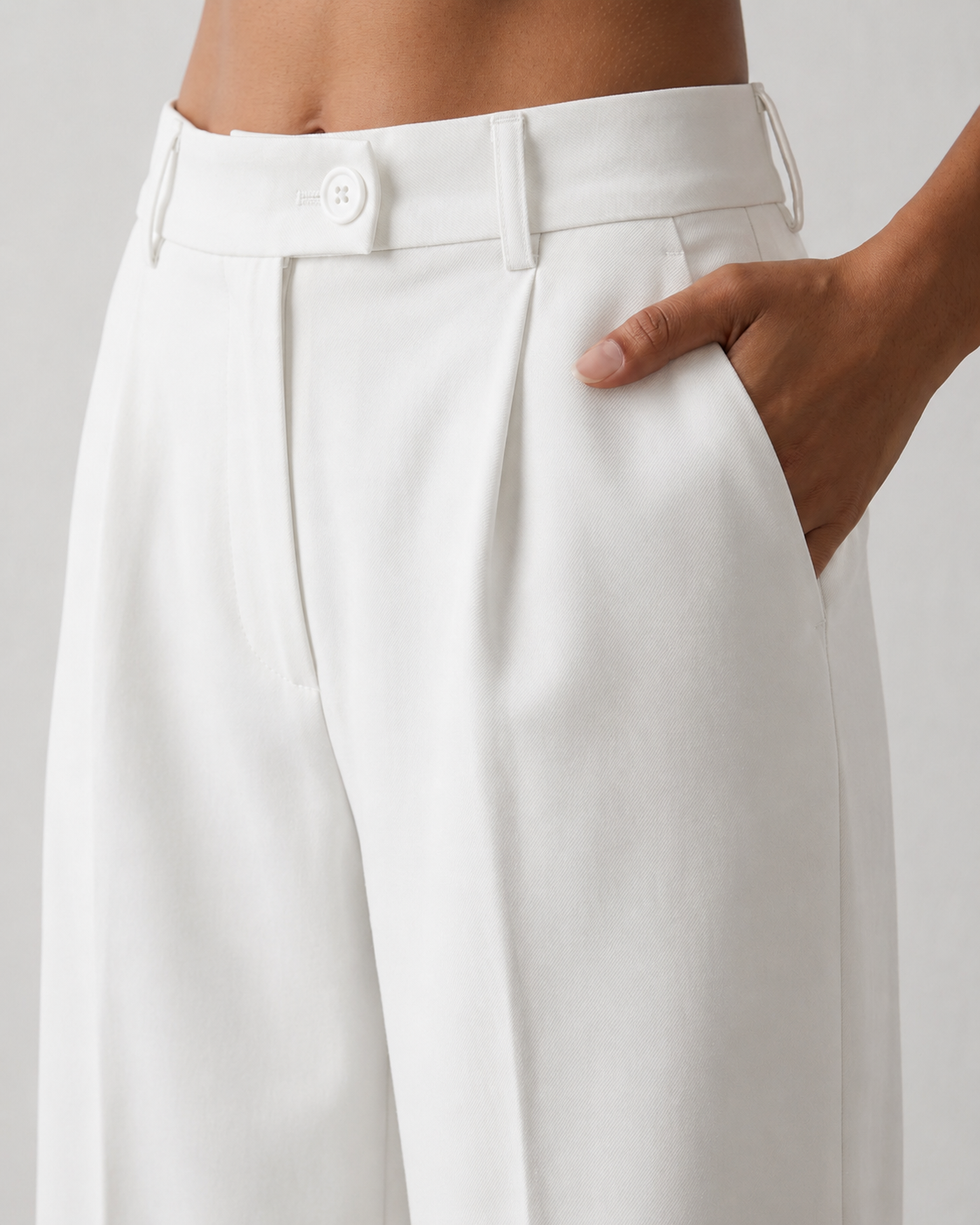 Snow Cashmere Wool Pants